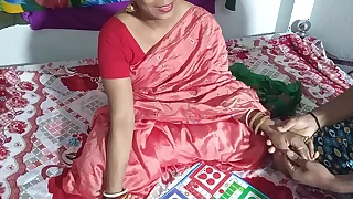Bhabhi Ke Sath Ludo Game&comma; Prizewinner takes Advantage Clear Hindi Voice Sex Video