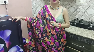 Desi Indian Bhabhi Big Daddy with Husband and making out from brother-in-law with regard to kitchen Full Movie hindi audio